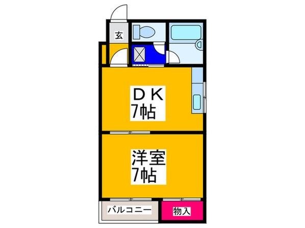 ハイツ・ハピネスの物件間取画像